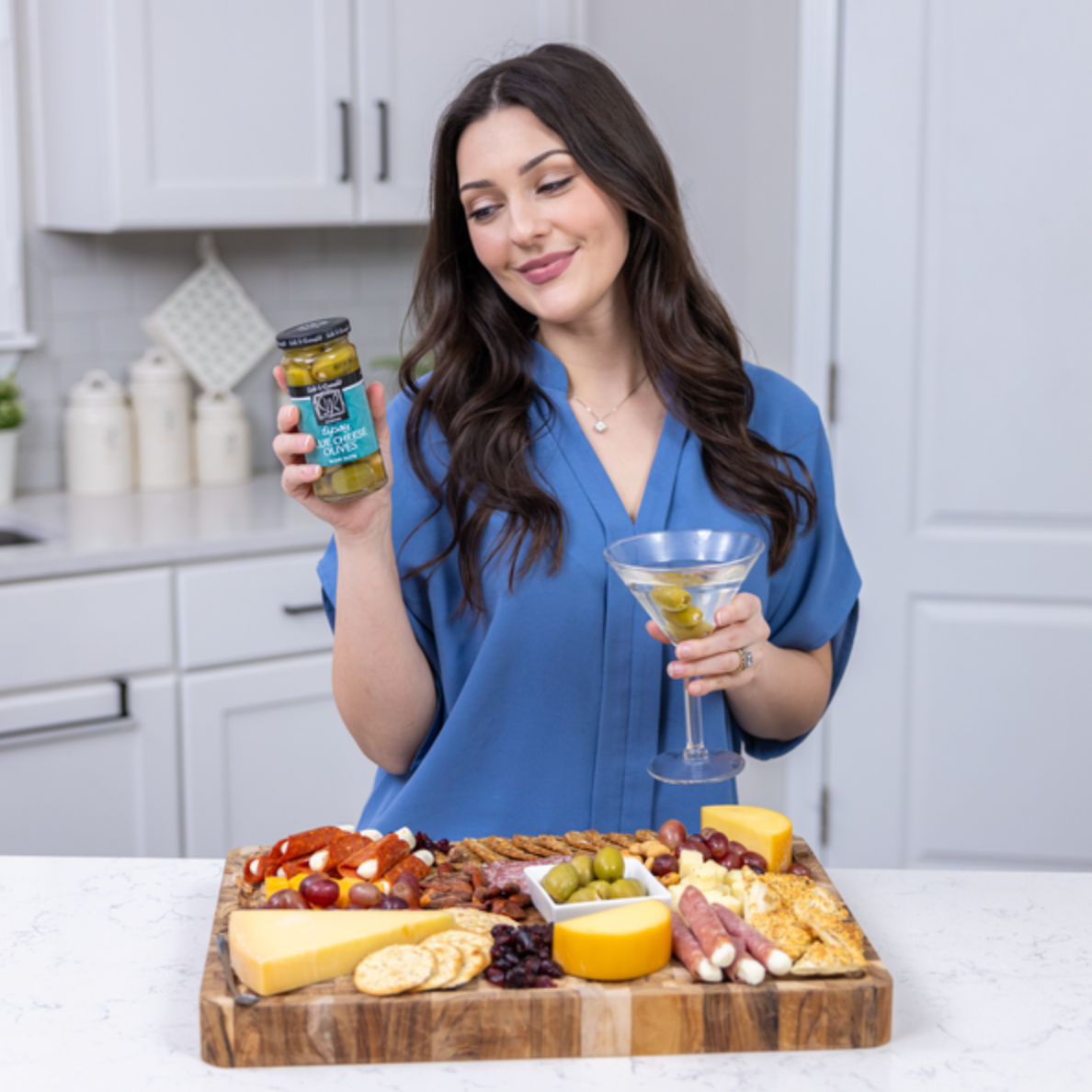 Sable & Rosenfeld Blue Cheese Stuffed Tipsy Olives 5oz