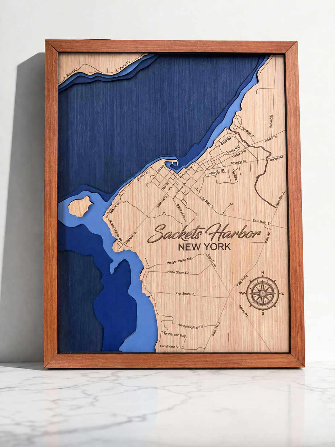 Sackets Harbor 3D Layer Map