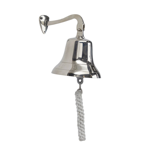 Nautical Silver Brass Metal Decorative Bell