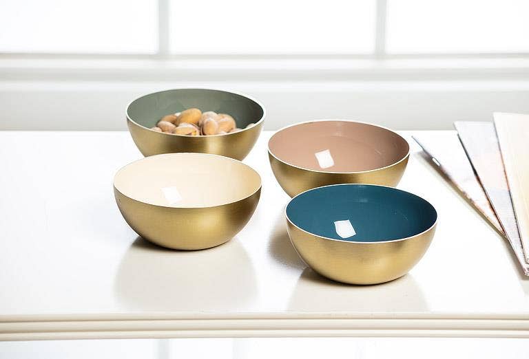 Mini Enamel Bowl-4Asst-4"D