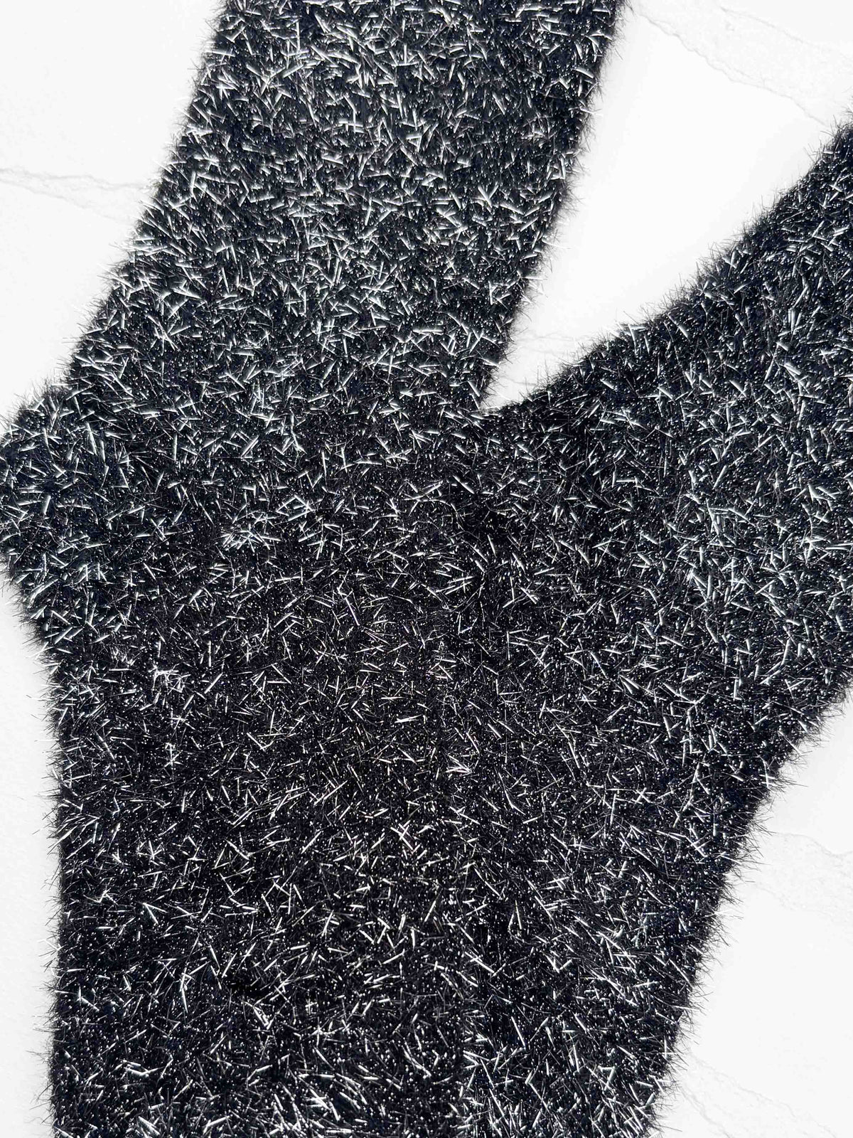 Holiday Sparkle Fuzzy Crew Socks