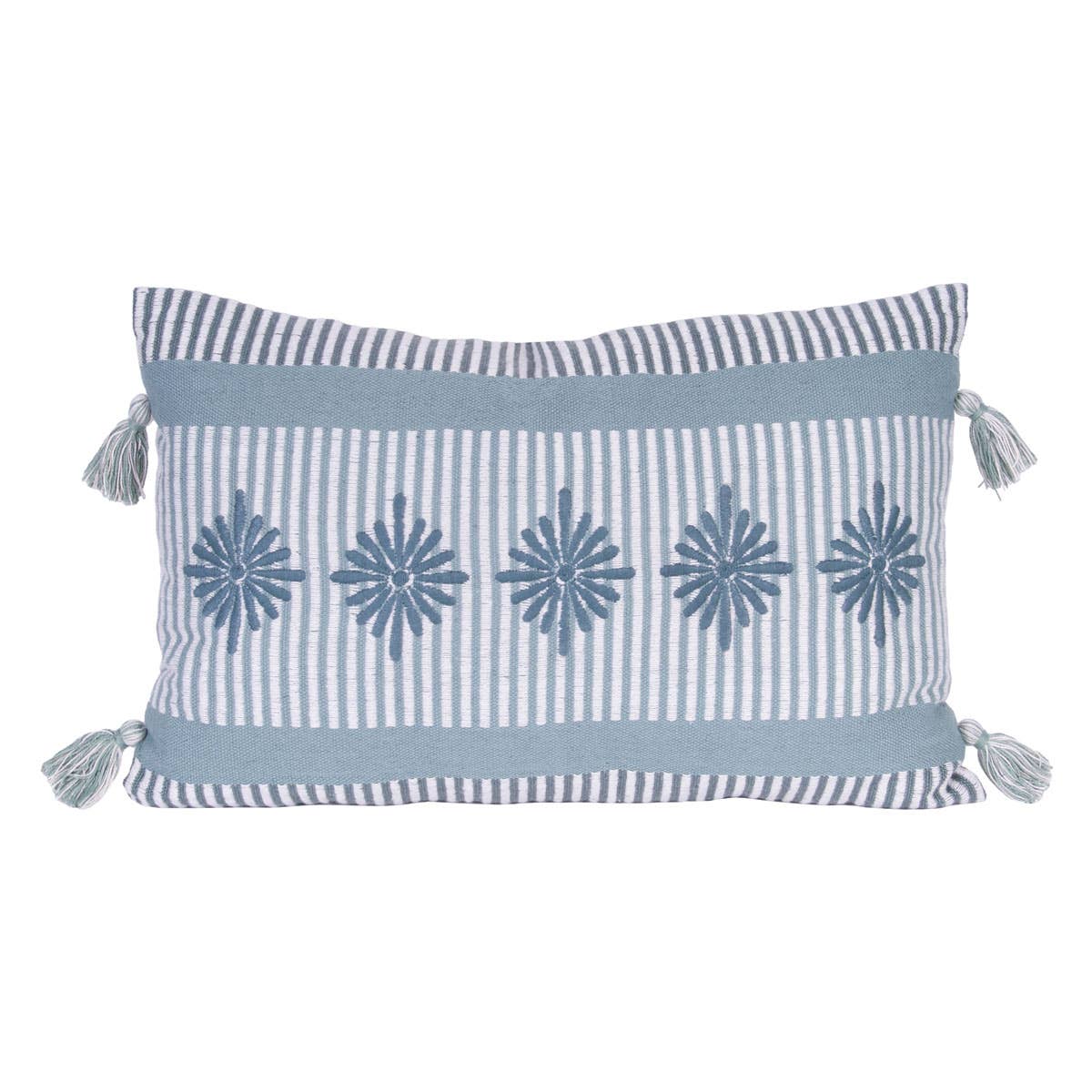 Lana Outdoor Pillow Teal 14x22