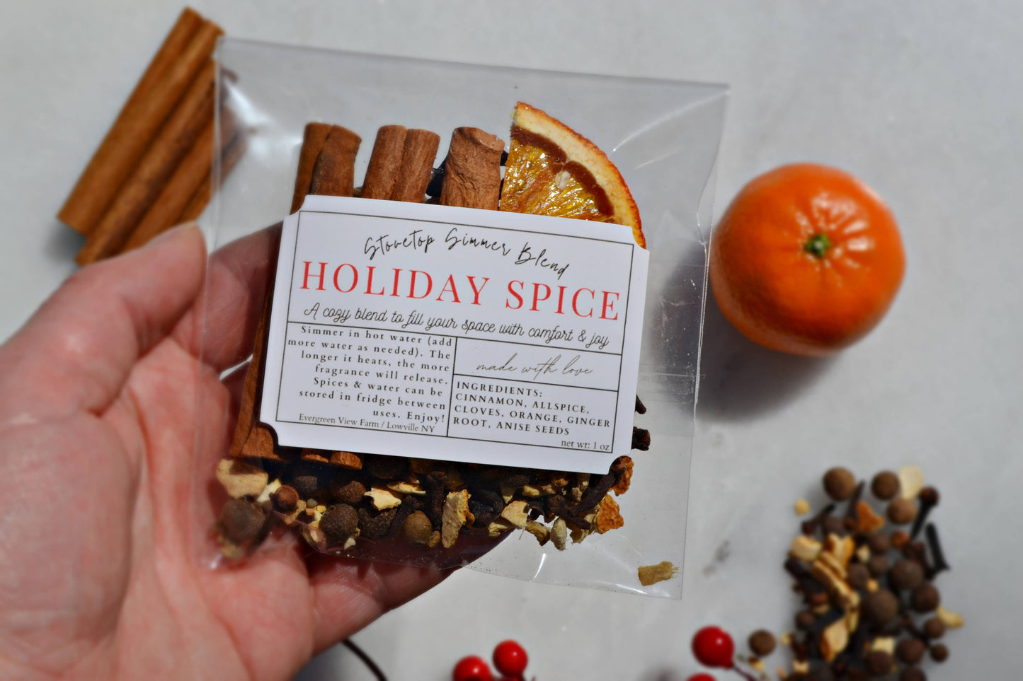 Simmer Stovetop Potpourri Holiday Spice Fall Christmas Blend