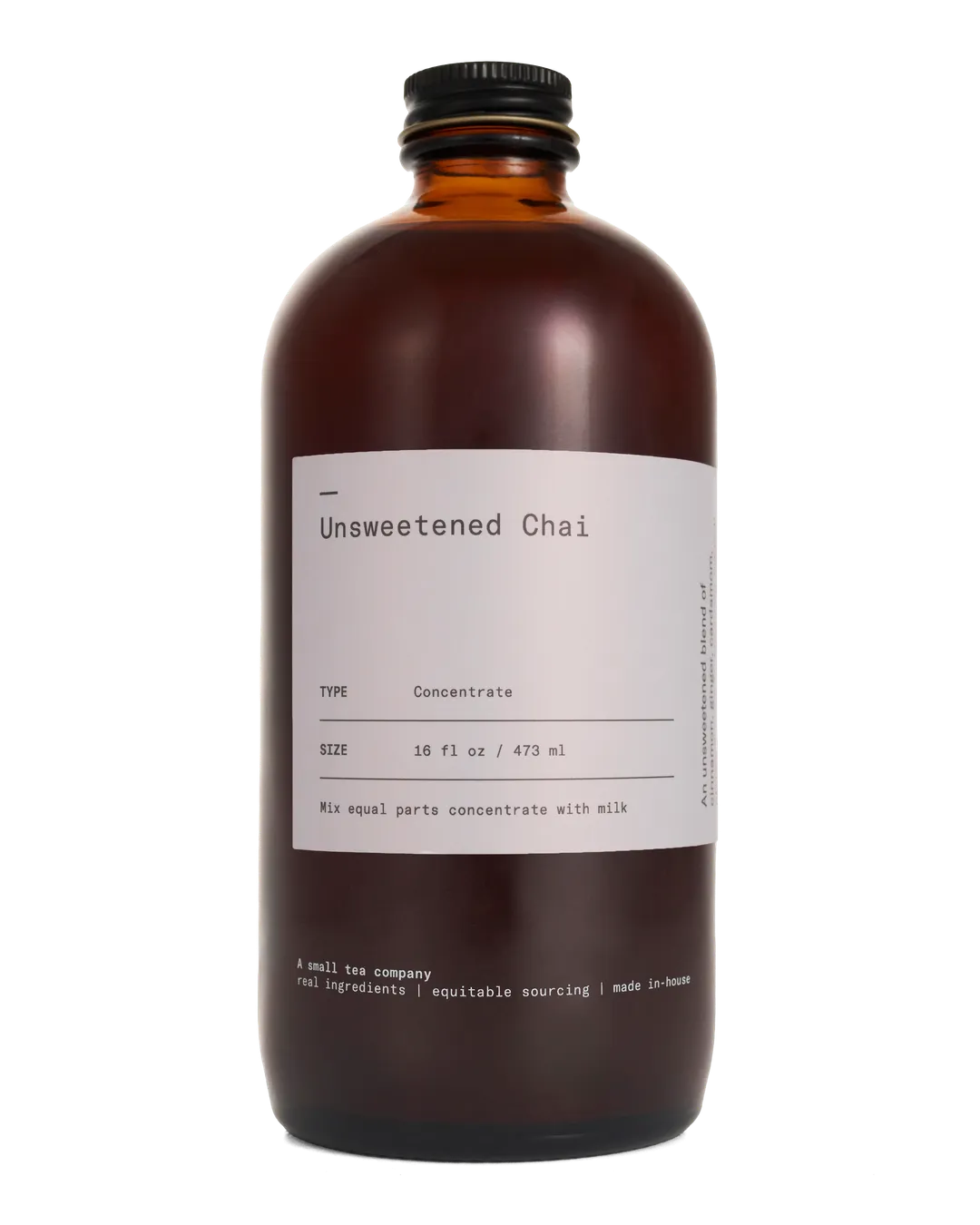 Masala Chai Concentrate Unsweetened 16 fl oz