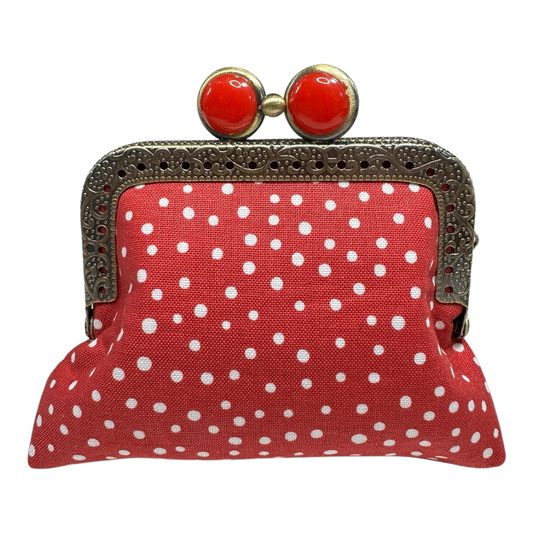 Kiki & Syds Mini Clutch Coin Purse - Party Polka Dot