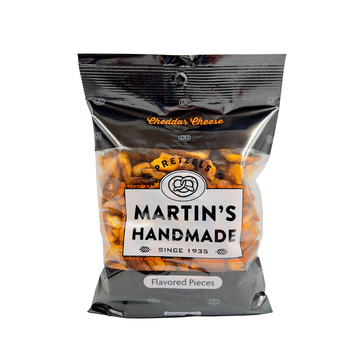 Cheddar Cheese Pretzel Pieces 6oz.