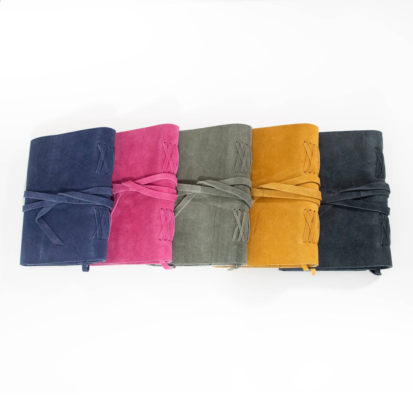 Dijon Yellow Suede Journal w/ Organic Cotton Paper: Large