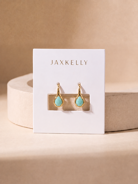 Mini Pear Drop - Amazonite