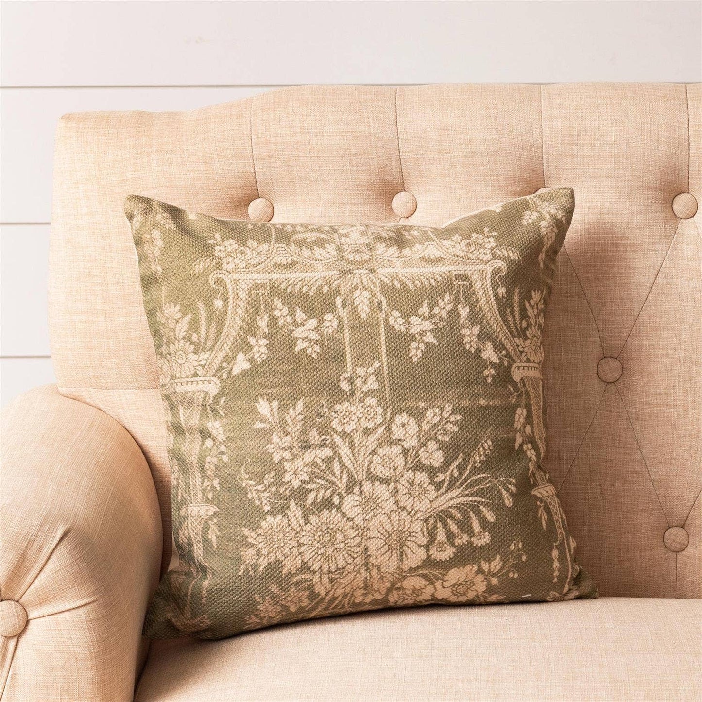 French Country Pillow in Sage