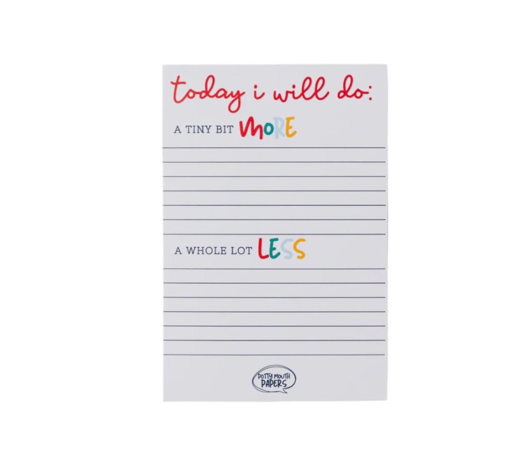 Today I Will Do Notepad