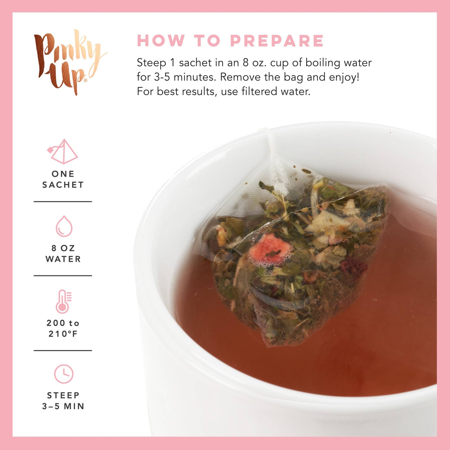 Strawberry Mint Herbal Tea  - 15 Sachets