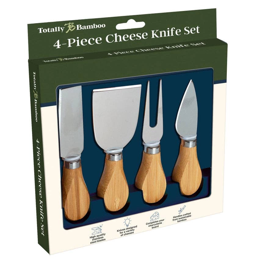 Totally Bamboo - Cheese Tool Set – Cheese Knives For Charcuterie Boards