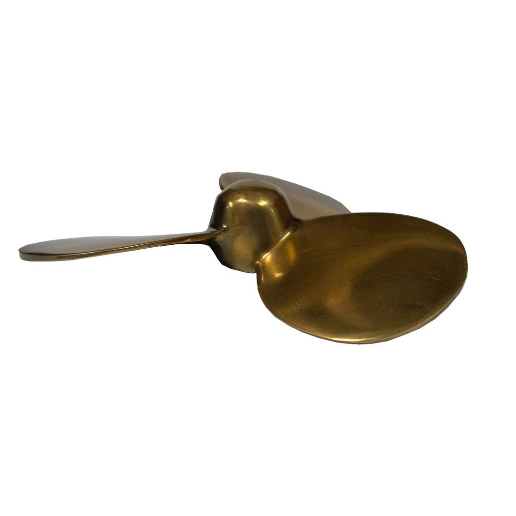 Antiqued Brass Propeller Tabletop Decor | Home Accents