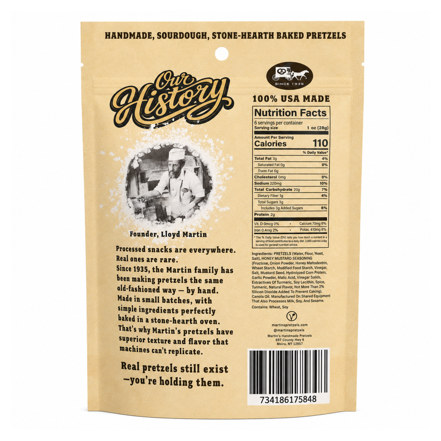 Honey Mustard Pretzel Pieces 6oz.