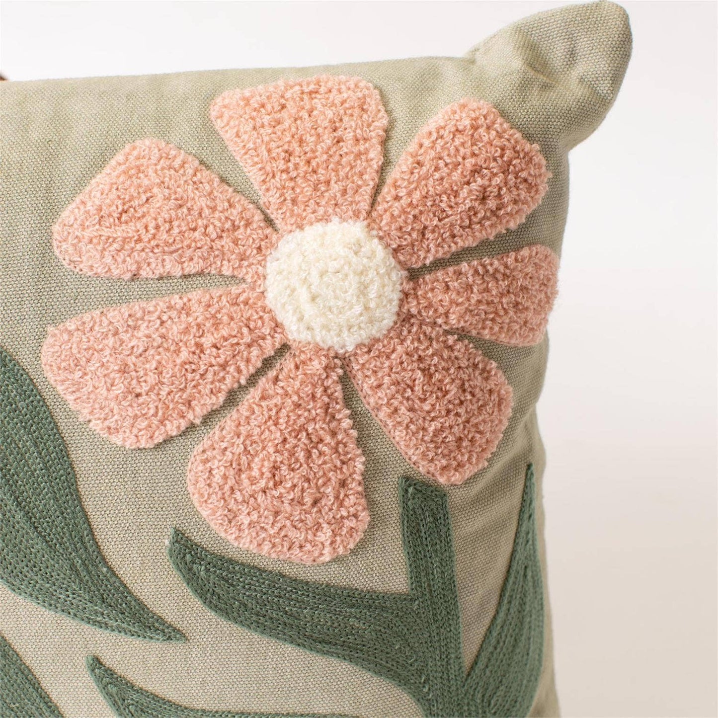 Modern Impressions Embroidered Lumbar Pillow