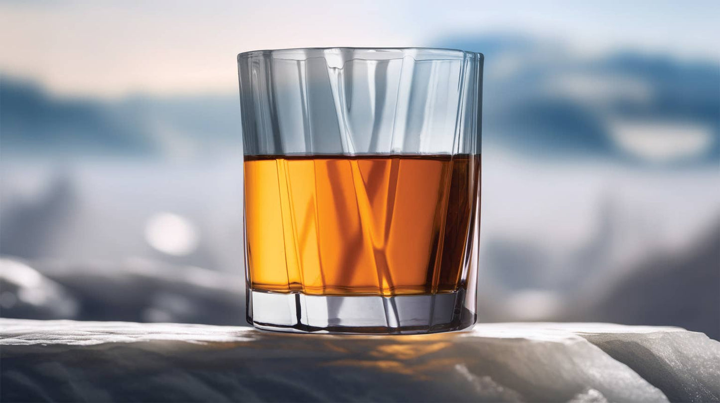 Set of Four Glacier Double Old-Fashioned Glasses