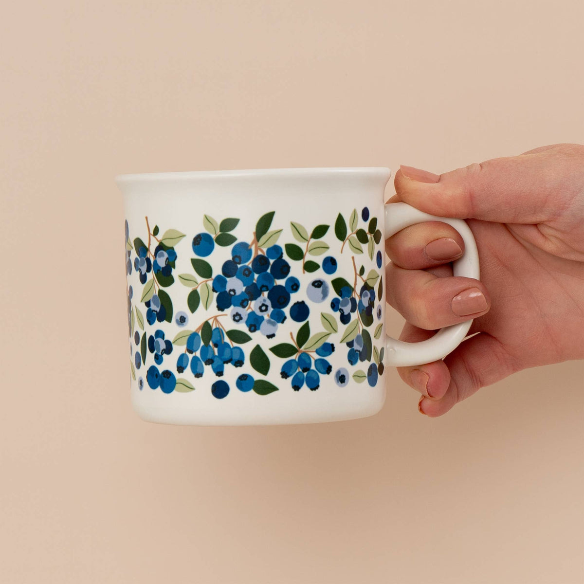 Blueberry Field 14oz Ceramic Coffee Mug