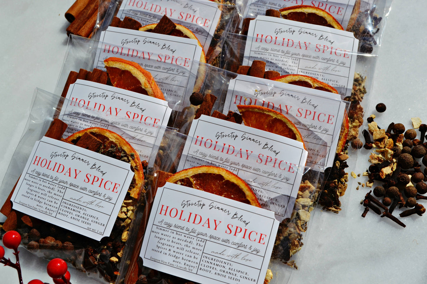 Simmer Stovetop Potpourri Holiday Spice Fall Christmas Blend