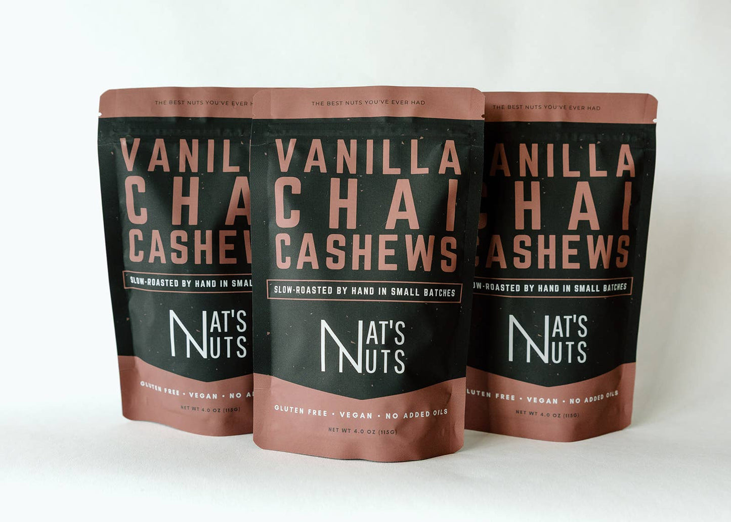 Vanilla Chai Cashews | 12-Count Gourmet Roasted Nuts