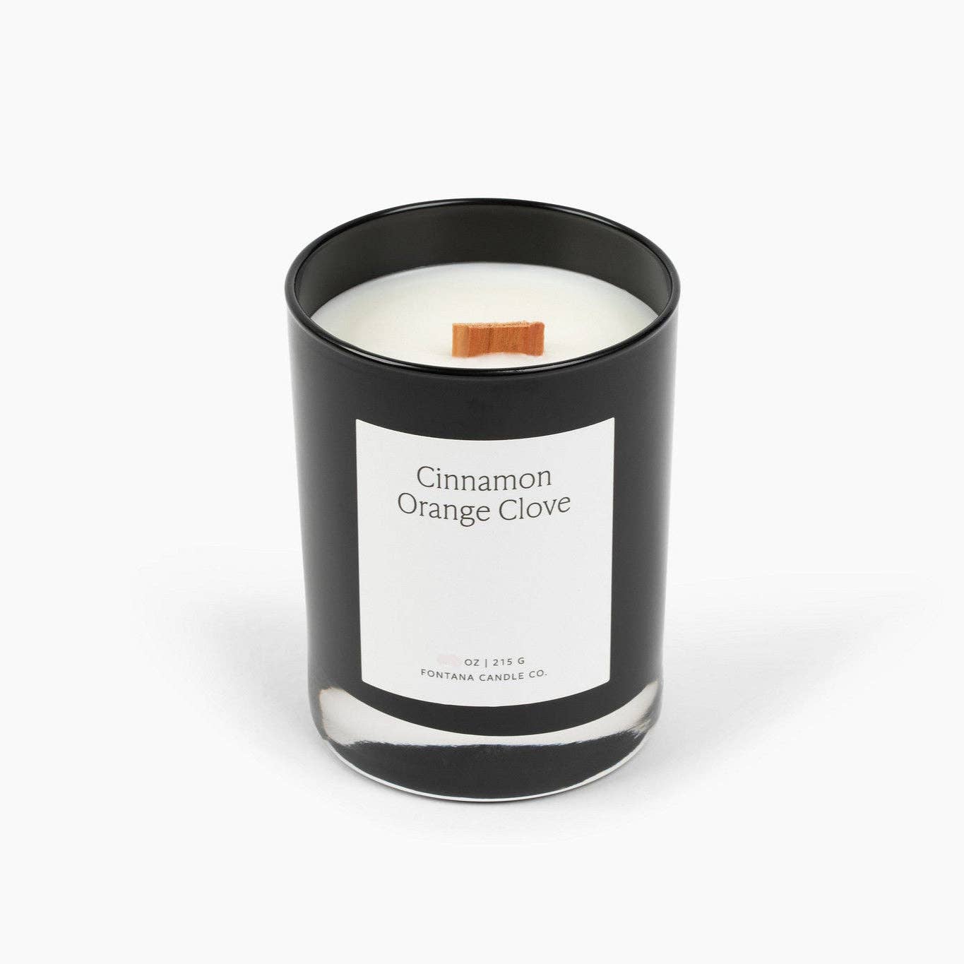Cinnamon Orange Clove Beeswax Essential Oil Noir Candle