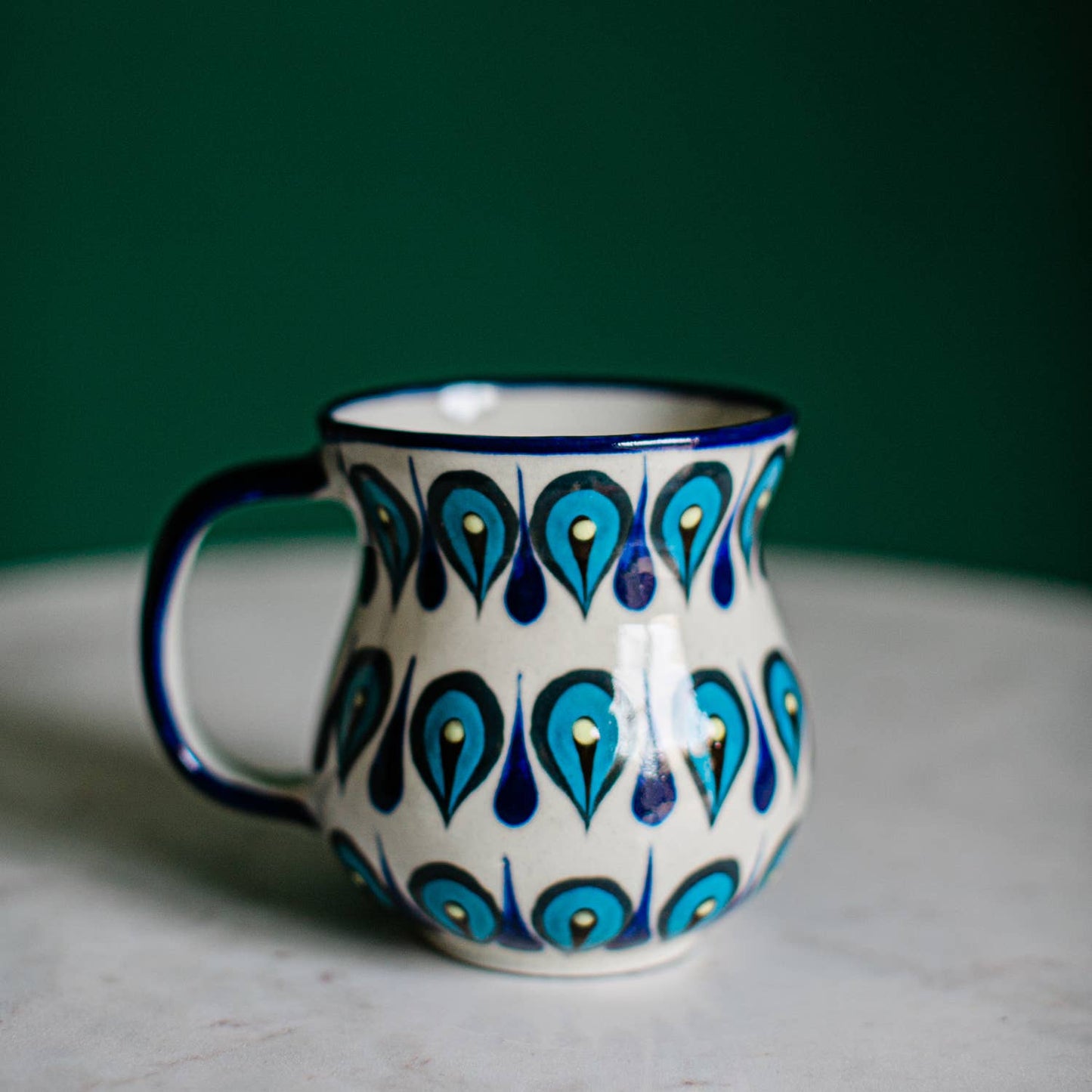 White San Antonio Palopo Coffee Cup