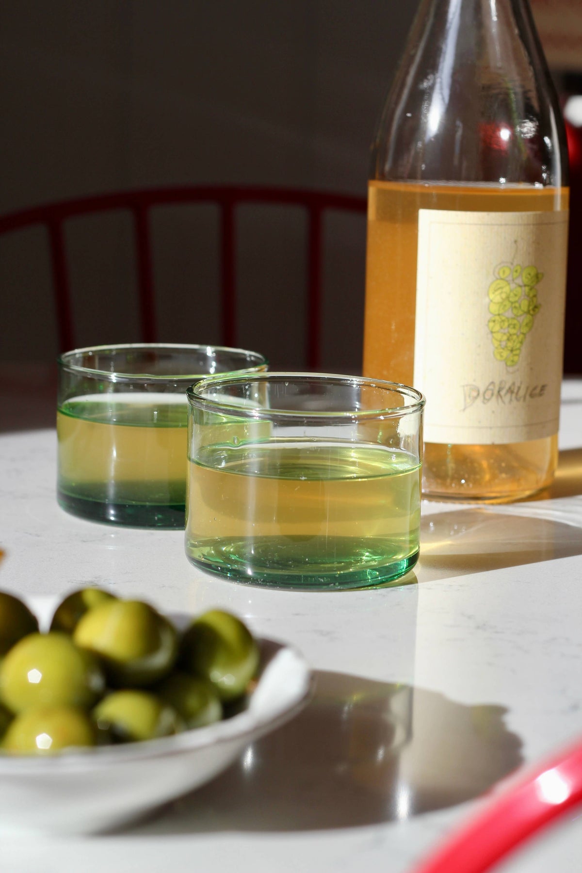 Bodega Tumbler - Handblown, Recycled Glass