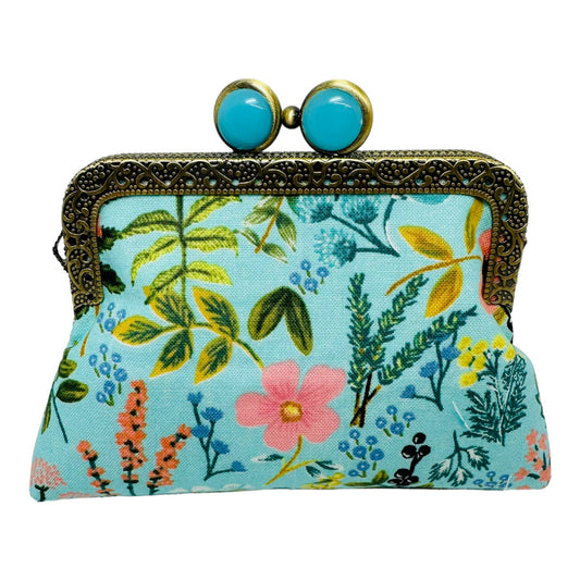 Kiki & Syds ON THE GO Credit Card Clutch - Herb Garden Mint