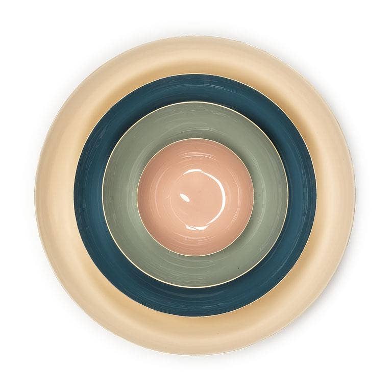 Mini Enamel Bowl-4Asst-4"D