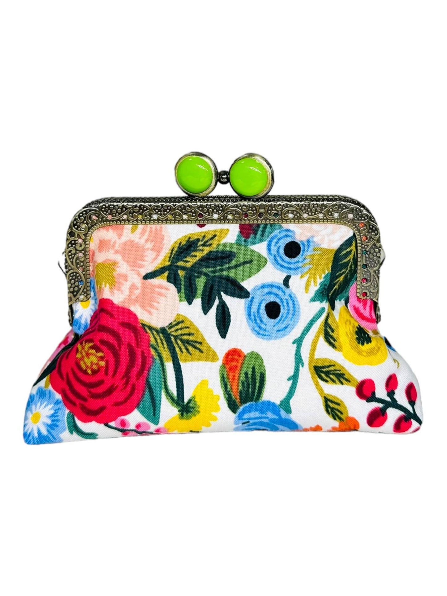 Kiki & Syds ON THE GO Credit Card Clutch-Garden Party Cream