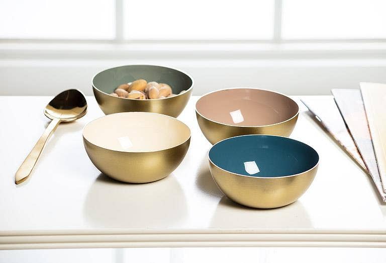 Mini Enamel Bowl-4Asst-4"D