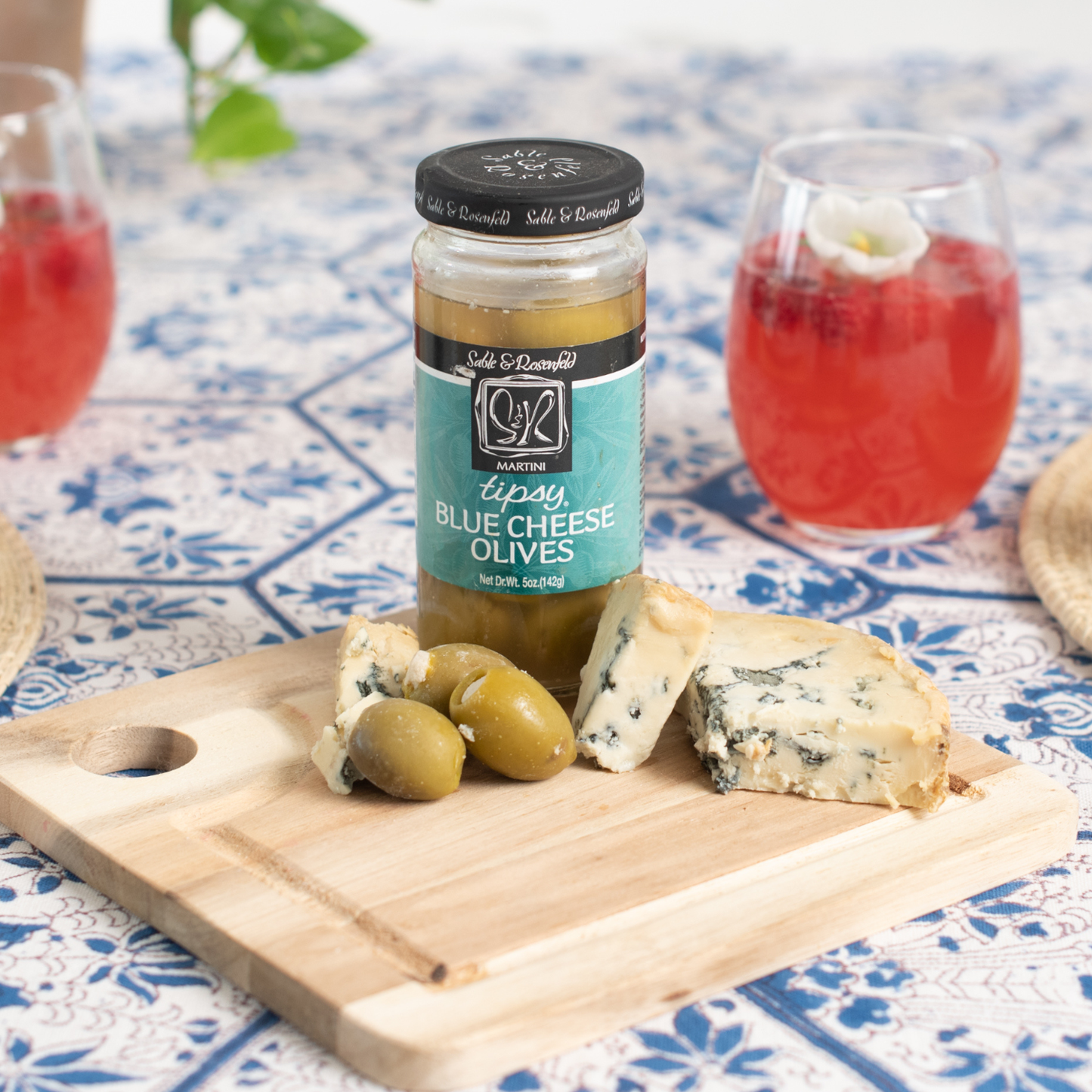 Sable & Rosenfeld Blue Cheese Stuffed Tipsy Olives 5oz