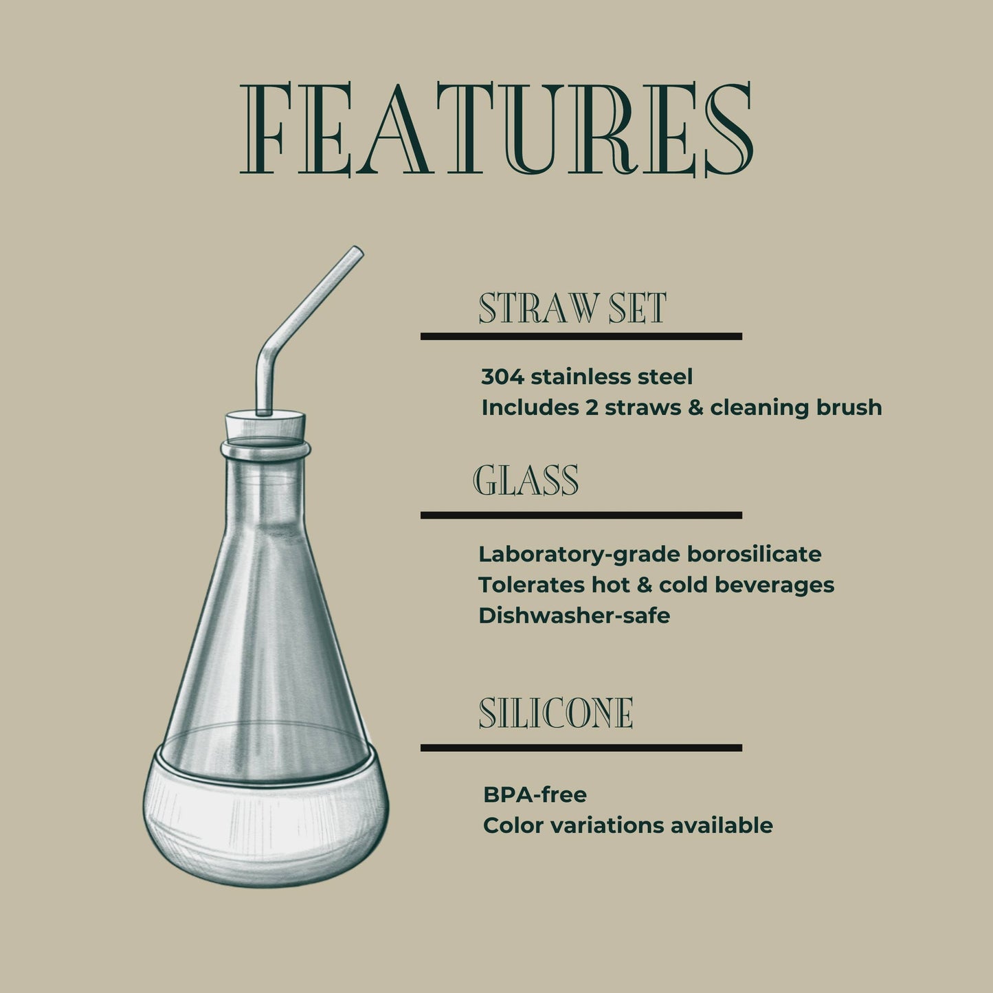 Science Flask Drink Tumbler | 500 mL