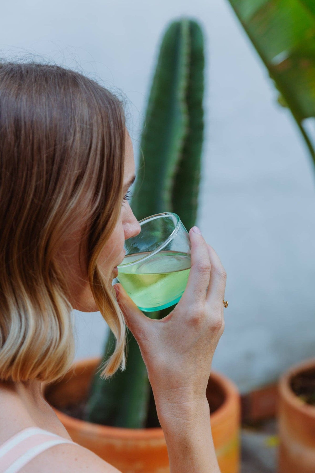Bodega Tumbler - Handblown, Recycled Glass