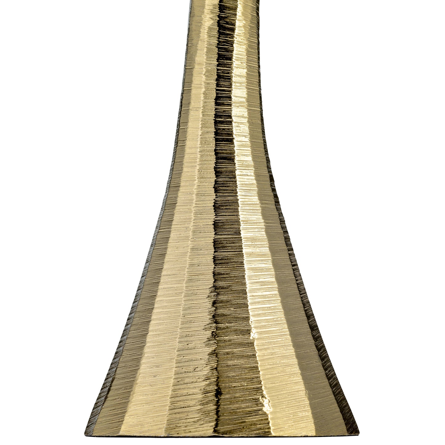 Metal Modern Solid Taper Candle Holder - Gold, 9 in.