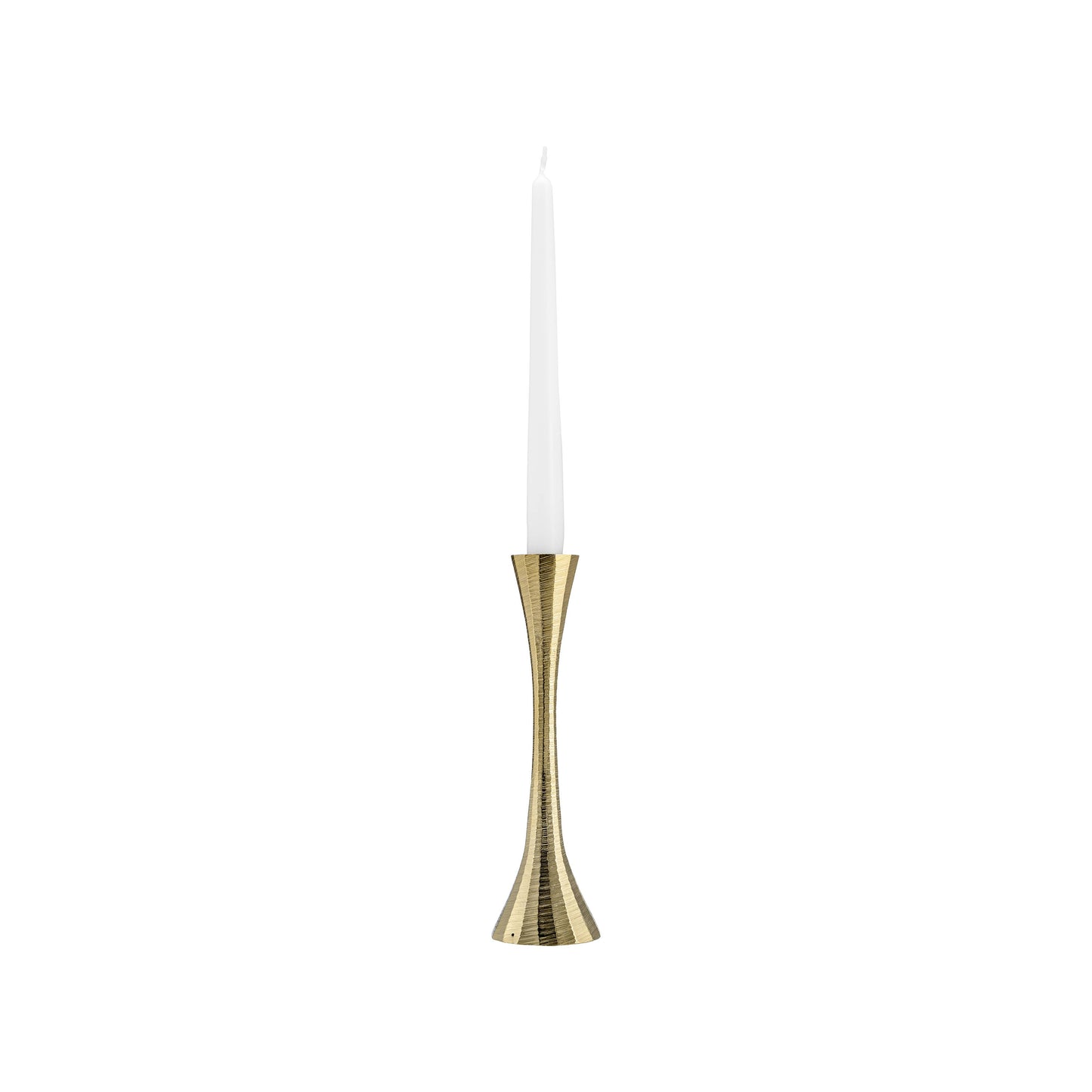 Metal Modern Solid Taper Candle Holder - Gold, 9 in.