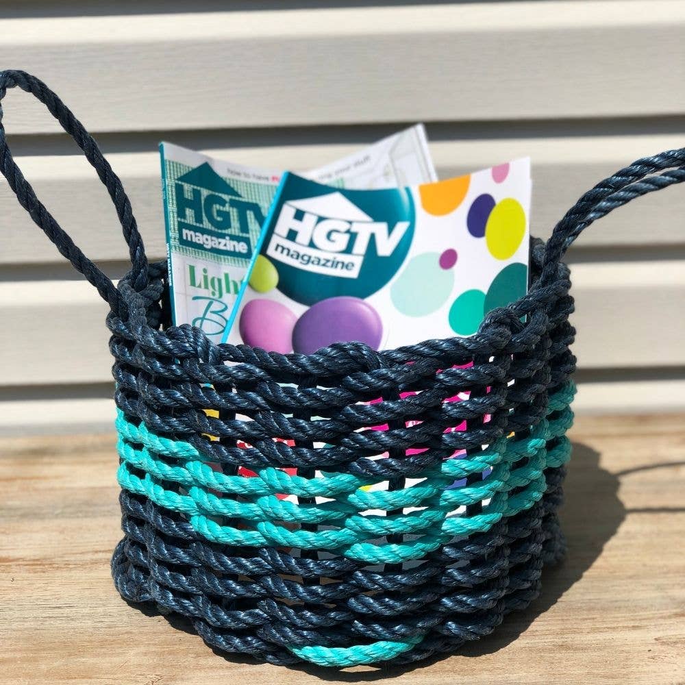 Wicked Good Lobster Rope Baskets, 12" x 8"