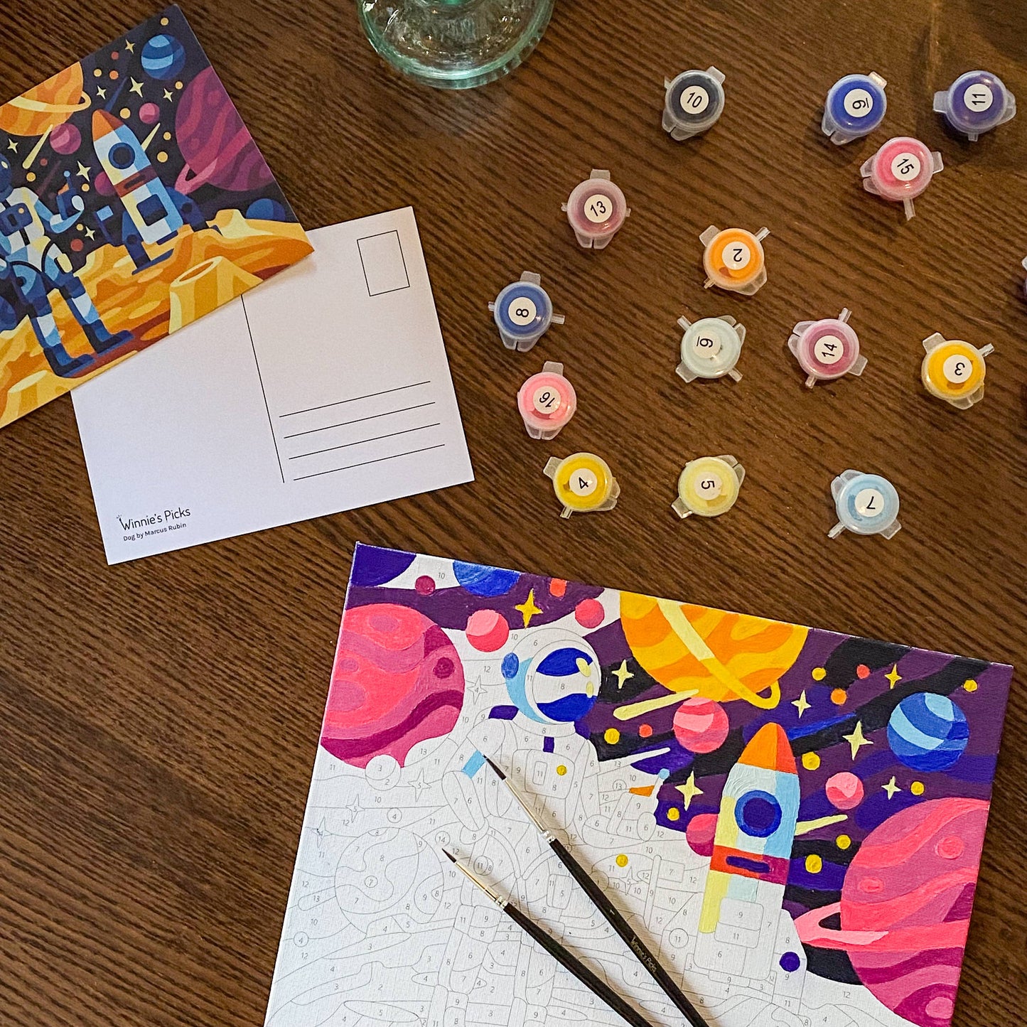 Paint Space & Sea Magic - Paint by Numbers Kit for Kids