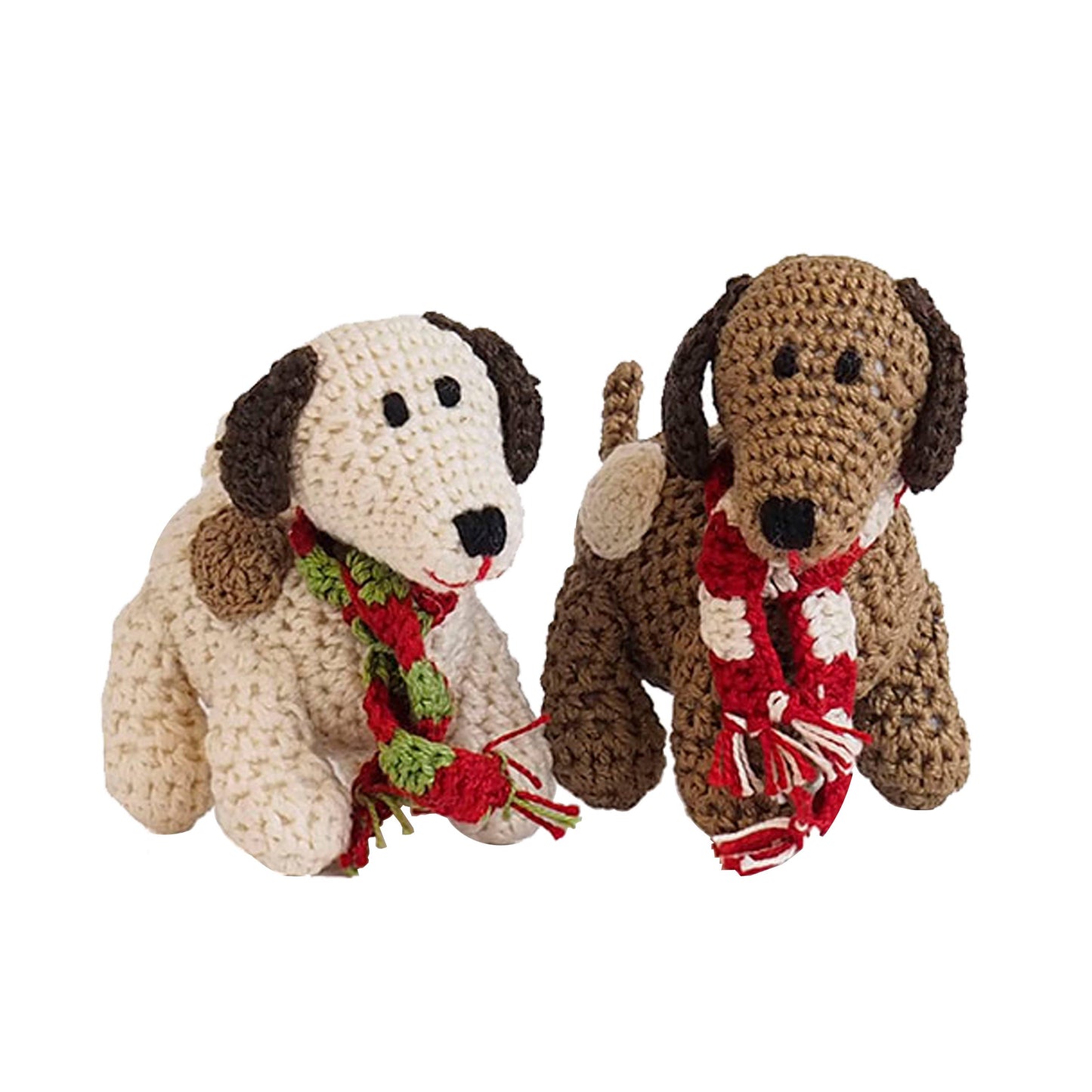 Crochet Spotted Dog Ornament