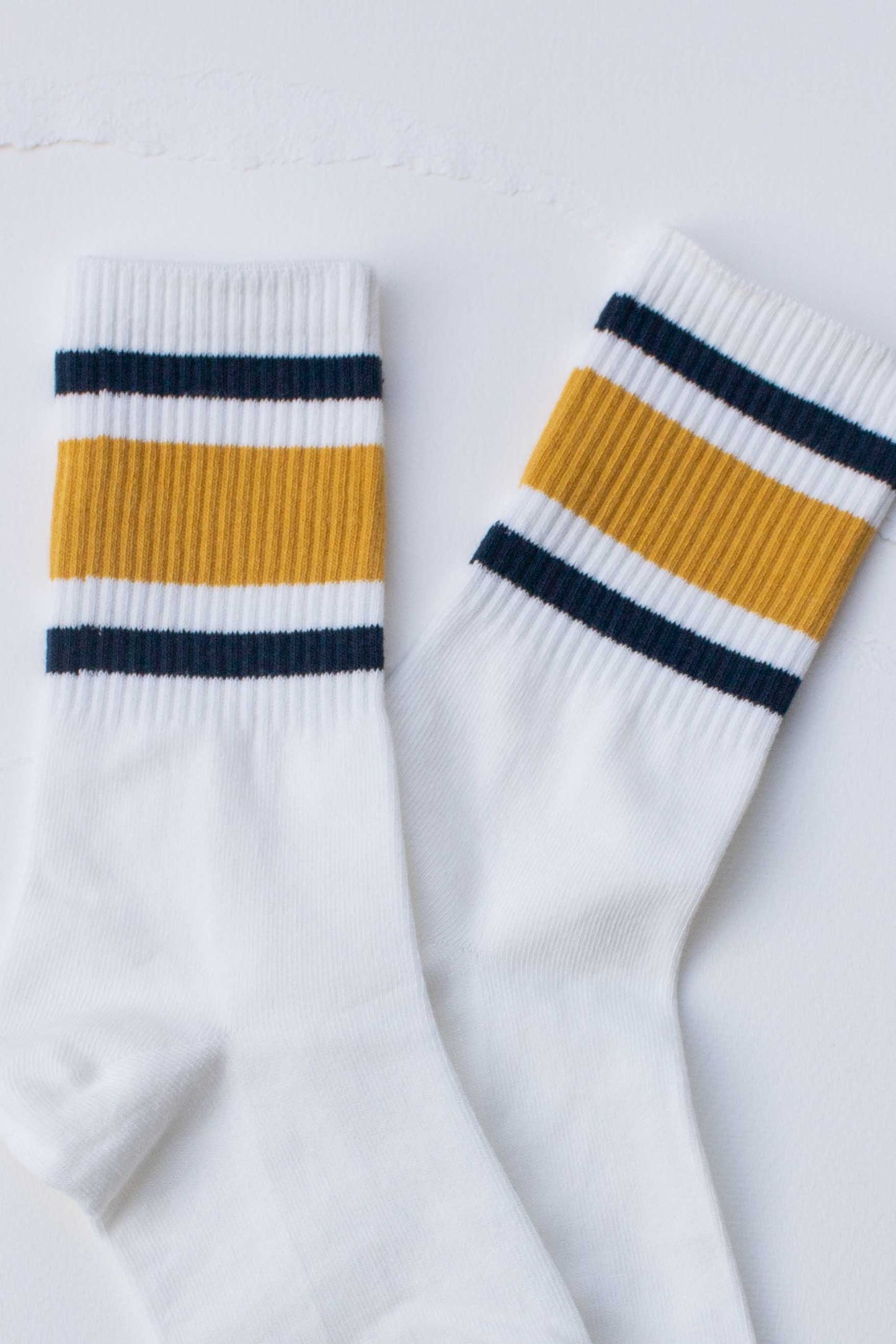 Men’s Retro Athletic Stripe Crew Socks