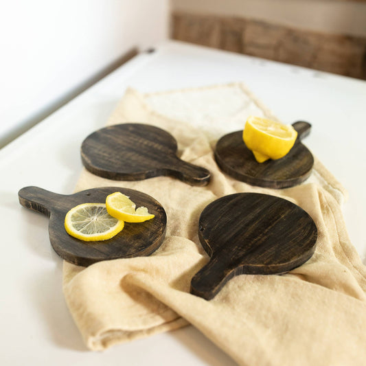 Paddle Mini Charcuterie Board - Black Mango Wood