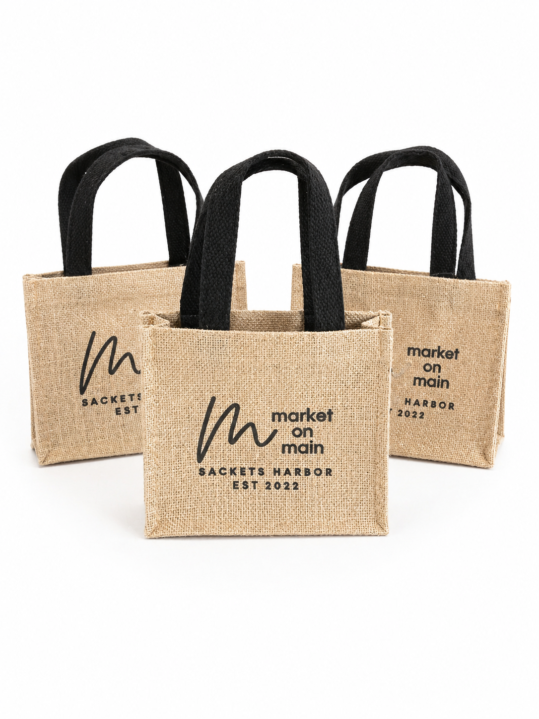 Mini Jute Tote Bag