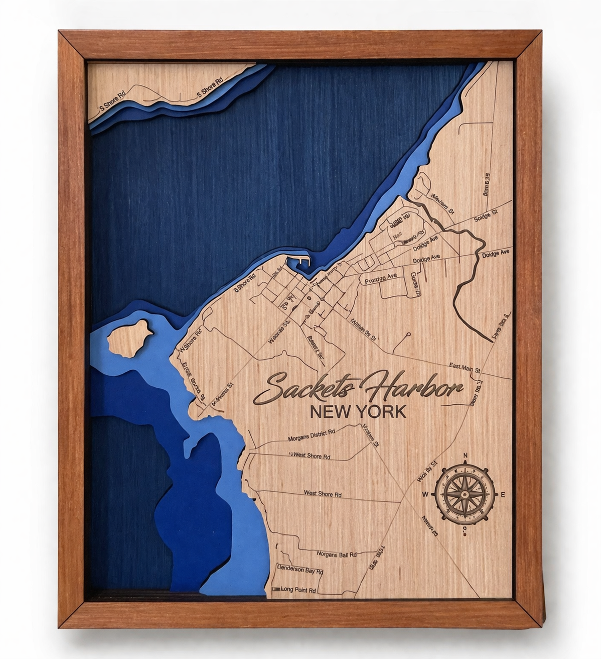 Sackets Harbor 3D Layer Map