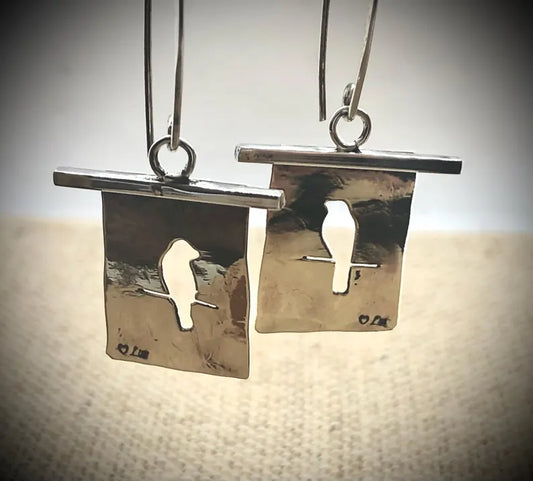 Lin Hall Jewelry Collection - Birds on a Wire - Sawcut
