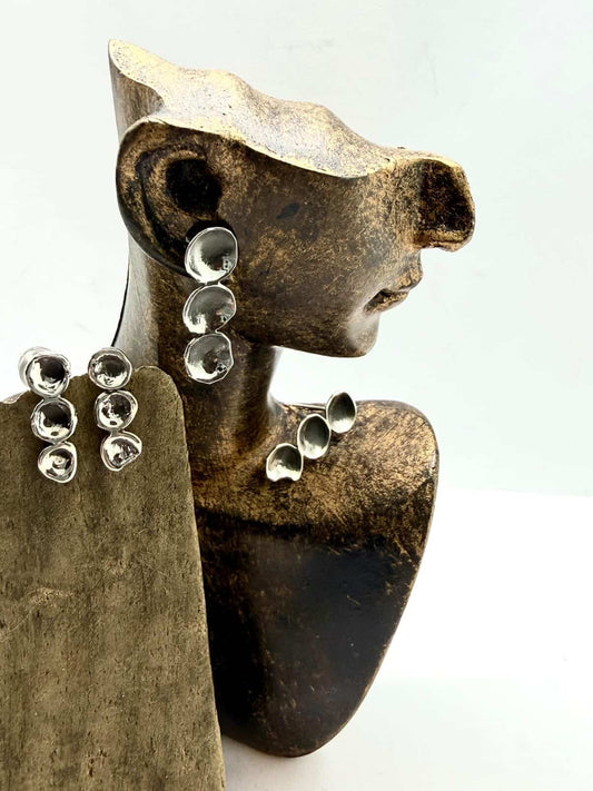 Lin Hall Jewelry Collection - 3 Connected Orbs