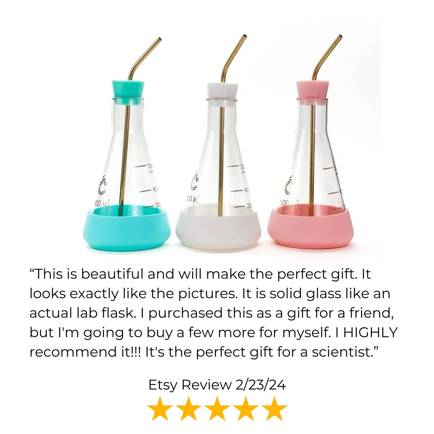 Science Flask Drink Tumbler | 500 mL