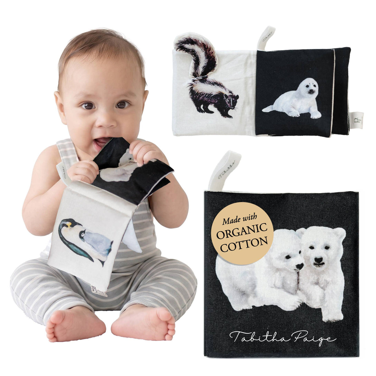 Crinkle Book Made with ORGANIC Cotton