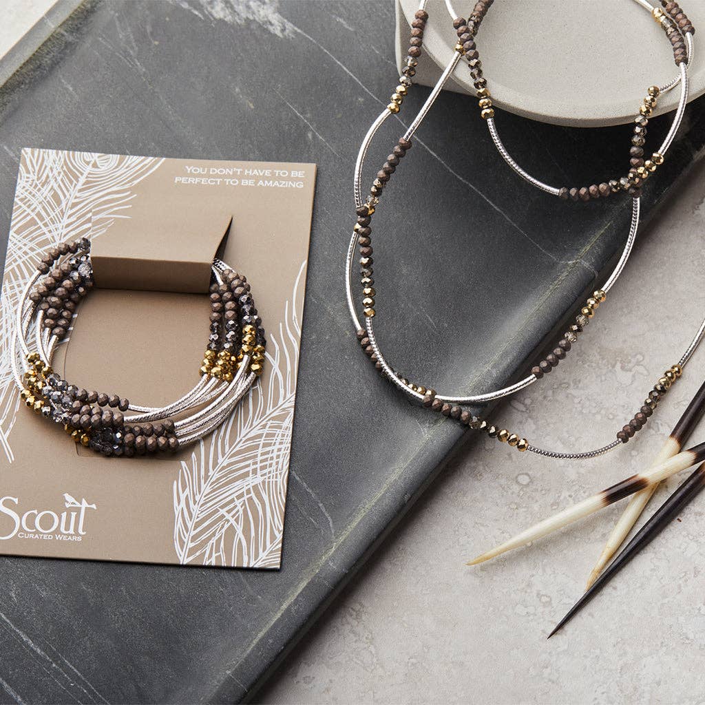 Scout Wrap : Neptune/rose gold