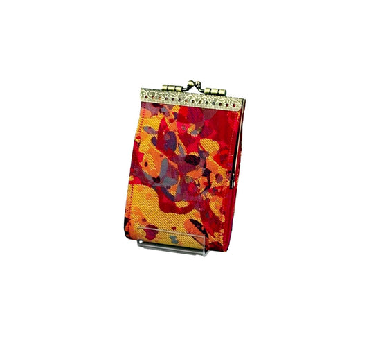 Brocade Abstract Pattern Card Holder with RFID