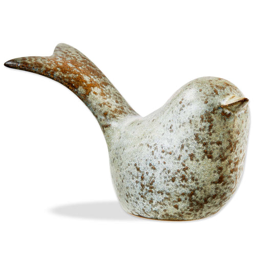 Tag Long Tail Stoneware Bird