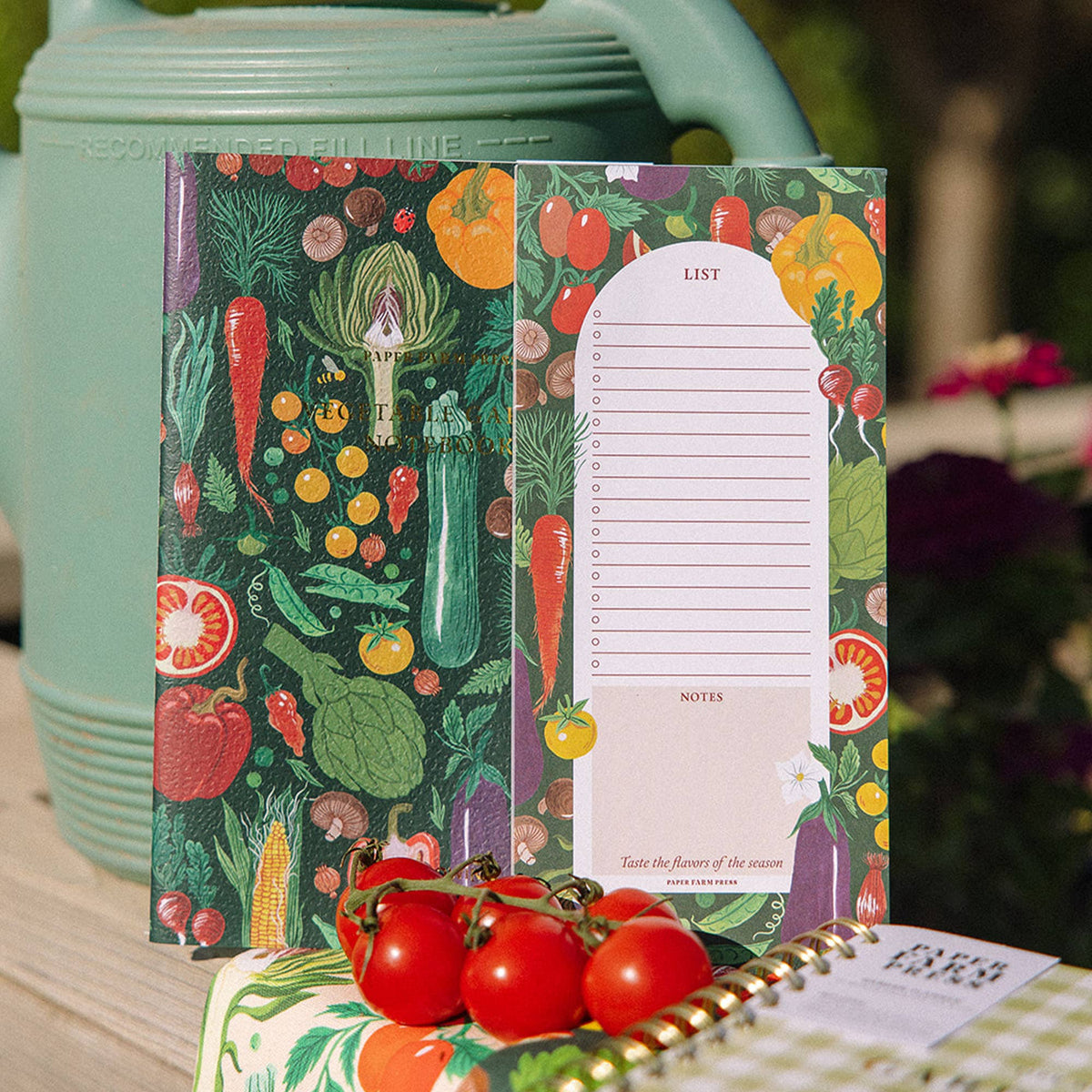 Vegetable Farmers Market List Notepad